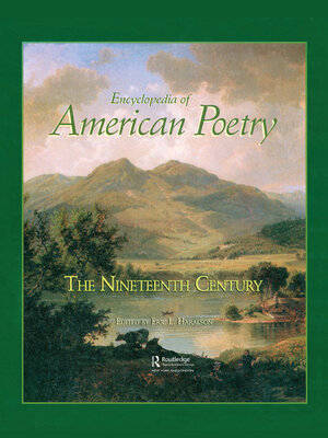 cover image of Encyclopedia of American Poetry
